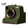 Retro Style Kitchen Gadget 3D Printed Latte Art Camera Coffee Stencil Printer with Replaceable Milk Foam Pattern Maker Template Cards Barista