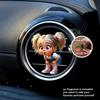 2D плоская милая девушка зажим для вентиляционного отверстия автомобиля декоративный диффузор (аромат не включен), декор салона автомобиля, клипса для ароматерапии, идеально подходит для праздничных подарков