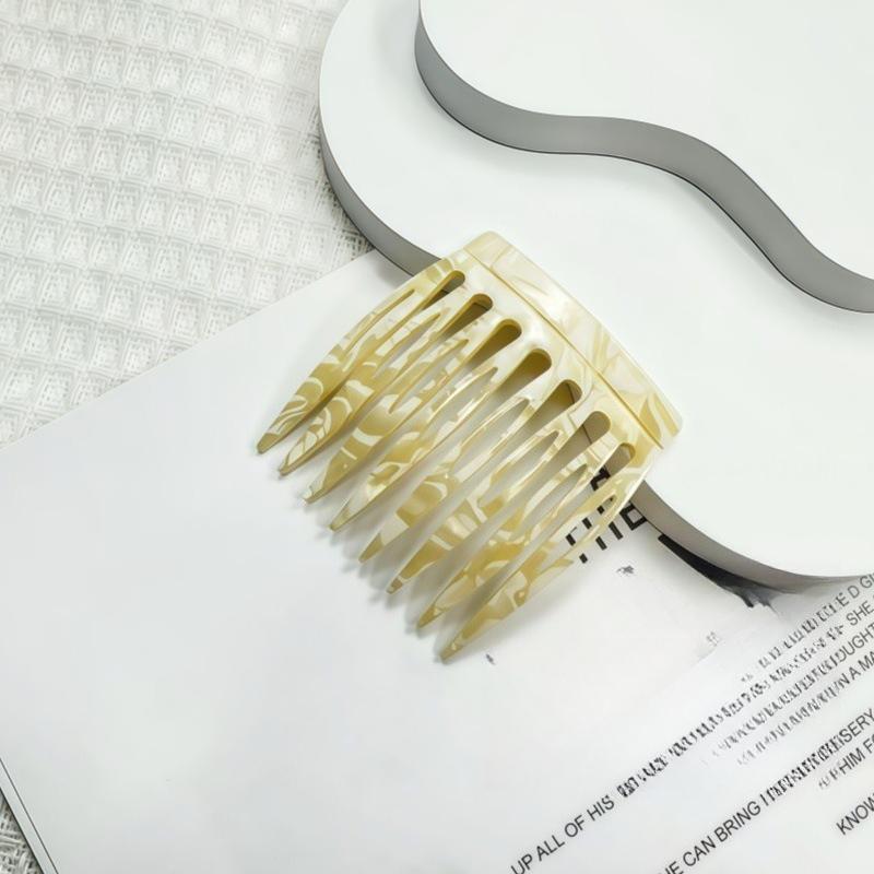 Маленький размер, 7 зубов, вставка, расческа, зажим для женщин, заколки для укладки волос, женские головные уборы, ювелирные изделия, челка, расческа для сломанных волос, подарки для девочек