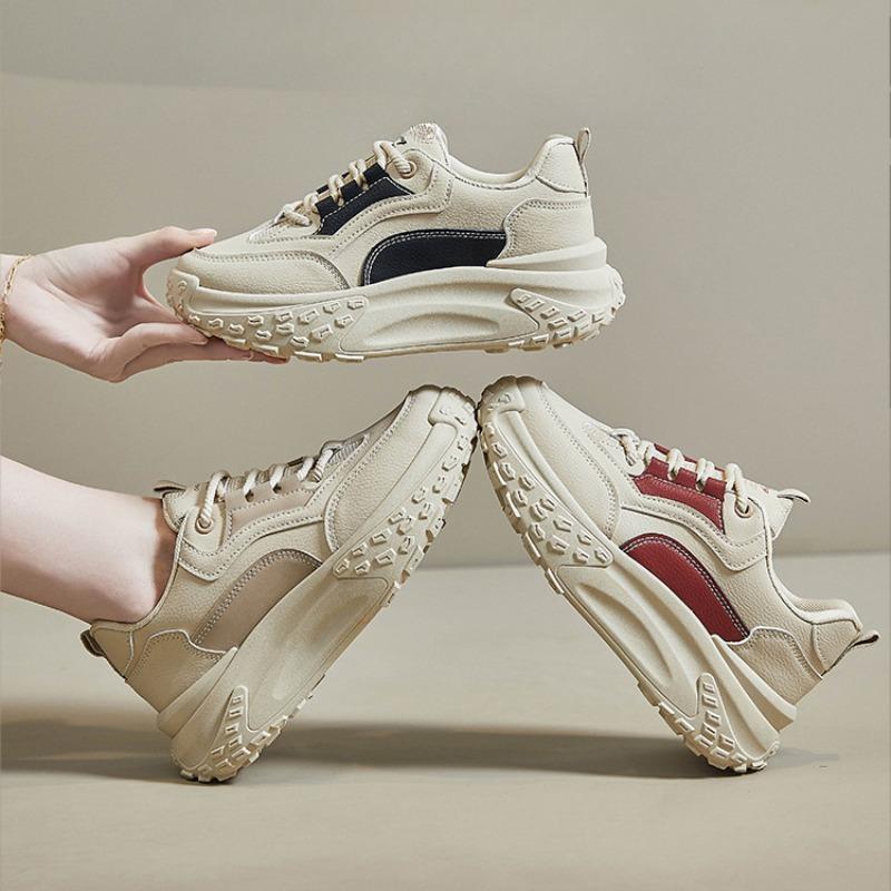 Корейский тренд женские маленькие белые туфли весна новые дышащие кроссовки на платформе старые папины туфли студенческие скейтборды Zapatillas Mujer
