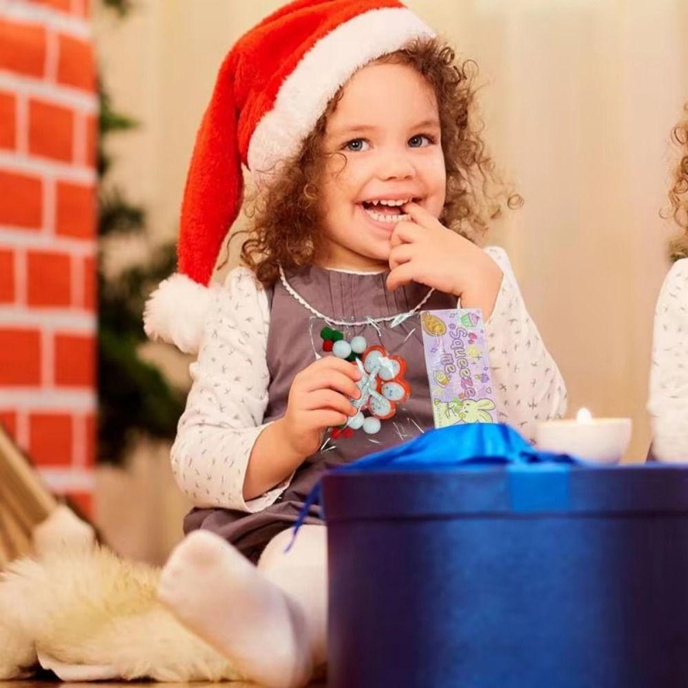 Медленно восстанавливающиеся рождественские игрушки-антистресс в виде кошачьей лапы, игрушка-антистресс для сжимания и разминания в виде кошачьей лапы, рождественский подарок