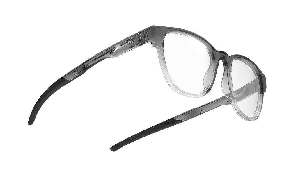 RUDYPROJECT Sports Sunglasses CRYSTAL ASH IRIDIS65 LENS BLACK Tips DEG-DEMO SP650A38-0000