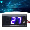 Motorcycle Digital Water Temperature Gauge   Thin   12V LCD With 22mm Sensor Adapter for Most Motorbikes