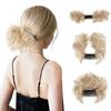 Синтетический беспорядочный пучок для волос, боковой гребень, зажим для волос, взлохмаченная прическа, короткая прическа для женщин, одежда для косплея