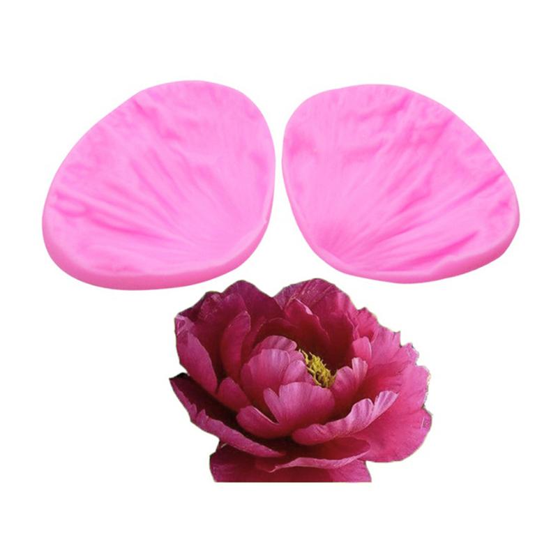 Силиконовая форма лепесток пион цветок зажим форма для торта DIY выпечка форма для мастики