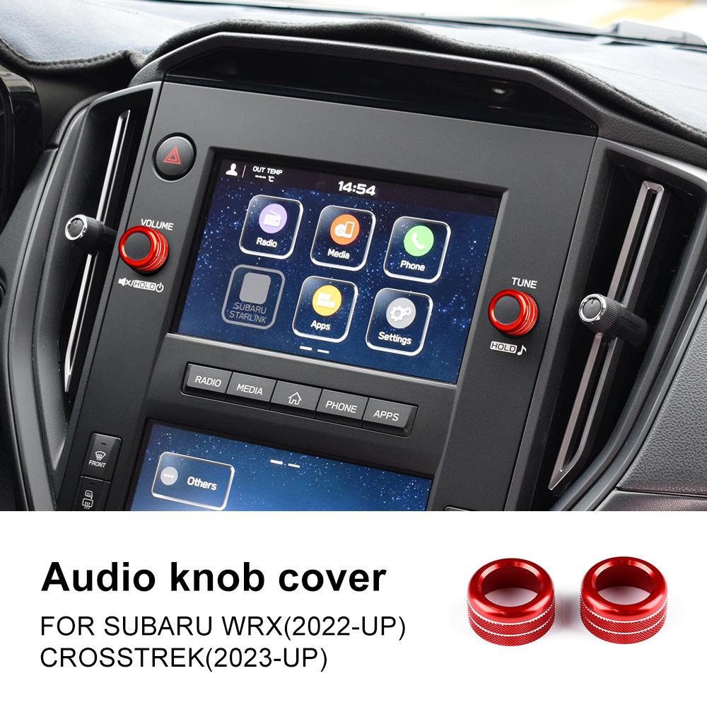 Кольца-ручки для аудиокнопок и переключателей, кольца для ручек розеток для Subaru Crosstrek Impreza Levorg 2025-2026 Навигация WRX 2025-2026 Forester 2025-2026