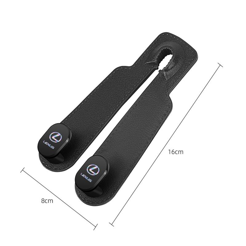Car Headrest Hook Rear Seat Hanging Dual Hook Storage Accessories For Lexus RX300 NX RX GX460 GX RX450h IS250 RX350 LX570 LX600GZ1