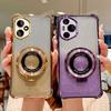 Чехол-подставка с блестящим покрытием Luxury Glitter Holder Case для Huawei Honor 400 Pro Lite, противоударный защитный силиконовый чехол-подставка honor400pro