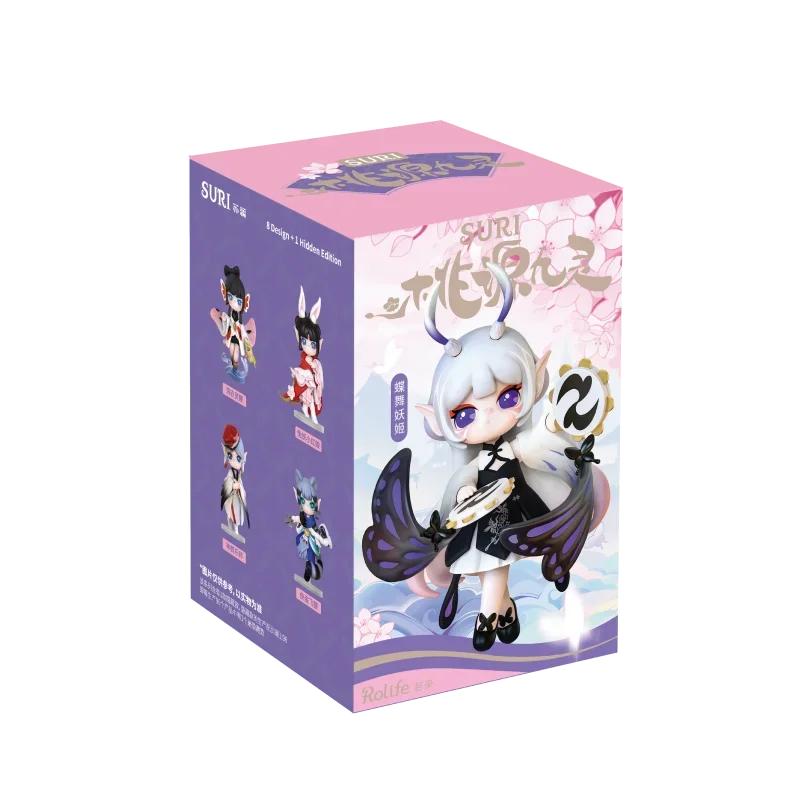 Original Robotime Rolife Suri Peach Blossom Nine Elves Series Blind Box Action Figure Toys Children Gifts Desktop Toys