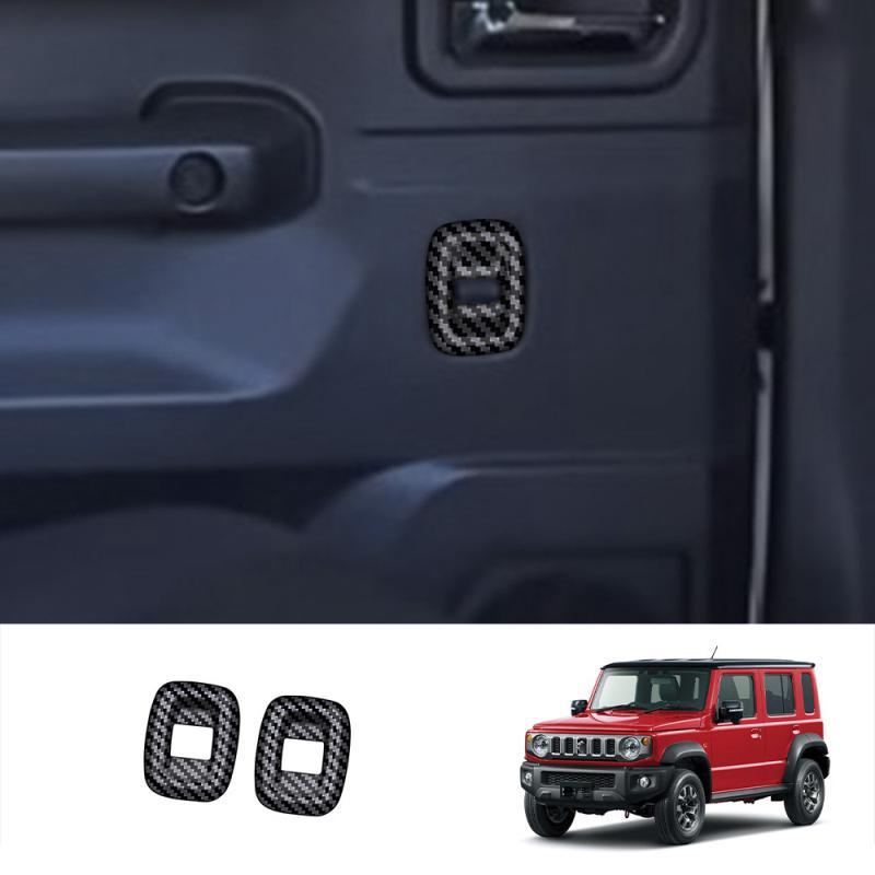 LHD RHD ДЛЯ SUZUKI Jimny Nomade 2025 2026 5-дверный ABS Углепластик Задняя дверь Стекло кнопки окна Накладка на переключатель Аксессуары для интерьера