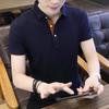 Мужская рубашка поло из цельного хлопка с коротким рукавом, тонкие дышащие рубашки поло размера плюс 4xl