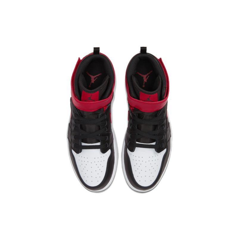 Jordan 1 High FlyEase Bred Белый Носок Jordan CQ3835-001
