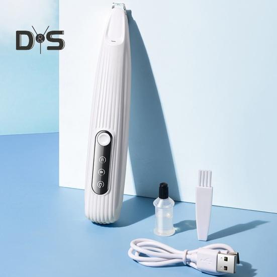 Триммер для лап домашних животных со светодиодной подсветкой, точный триммер для домашних животных, беспроводные машинки для стрижки с низким уровнем шума, перезаряжаемый через USB триммер для шерсти домашних животных