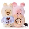 Takara Tomy Arts Disney Character Nui Pan Plush Toys (Small) - Tear-a-Bread, Pooh, Piglet, Eeyore, and Tigger, Approx. 14cm Tall