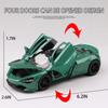 1:32-масштабная игрушечная модель автомобиля McLaren 720S, автомобиль с откатным механизмом из цинкового сплава со звуком и светом и открытой дверью кузова, игрушечный автомобиль для детей, подарок для мальчиков и девочек