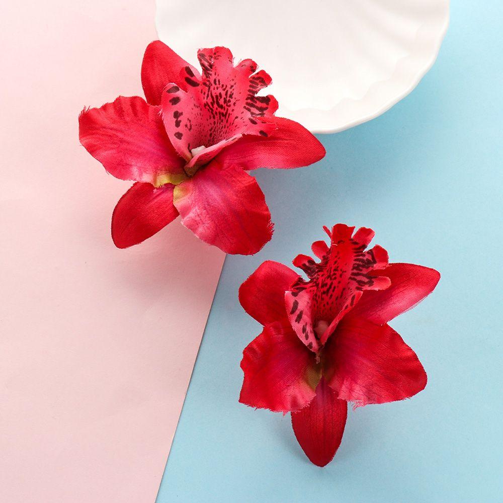 Аксессуары для волос Заколка для девочек Пляжные заколки для волос с цветком Свадебные шпильки Свадебные аксессуары Орхидея