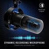 FIFINE USB/XLR Studio Micro Dynamique Pour PC,RGB Cardioïde Microphone Pour Gaming,Podcasting,Streaming,Broadcasting,Enregistreme