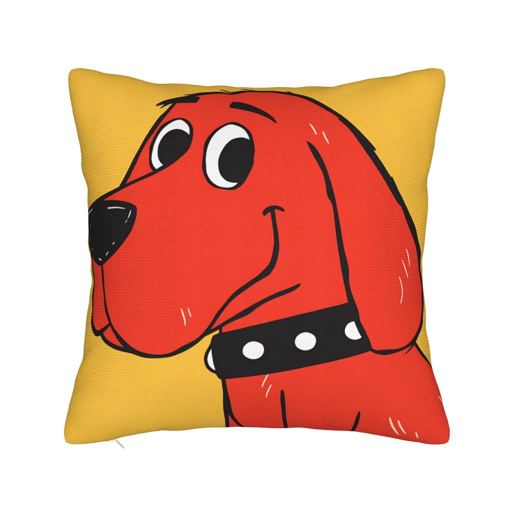 C-Clifford the Big Red Dog Pillow Case  Novelty Pillow Cover Soft Pillowcases For Chair Sofa Home Decor