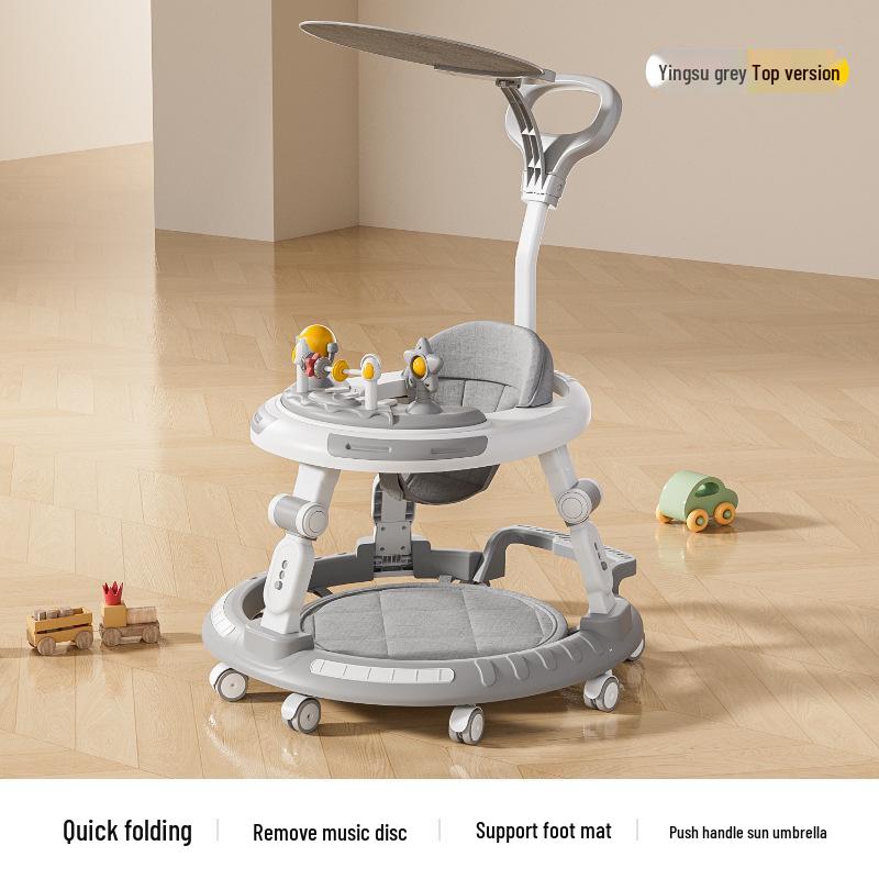 Регулируемая ходунок и стульчик для кормления для детей от 6 месяцев до 3 лет - Функции защиты от переворачивания и Х-образных ног