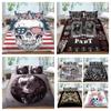 Skull Duvet Cover Set 3D Printing Home Textiles with Pillowcase King Size Bedding Children Teen Soft Bedding Cover