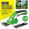 Триммер электрический 2 в 1 7,2 В Электрический кусторез Бытовая газонокосилка Аккумуляторные ножницы для прополки Ножницы для обрезки Сад