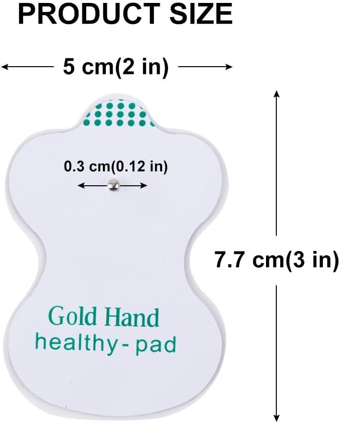 20 PIECES Electrode Pads EMS Muscle Stimulator Self Adhesive Replacement for TENS Unit Digital Therapy Machine Electro Sticker