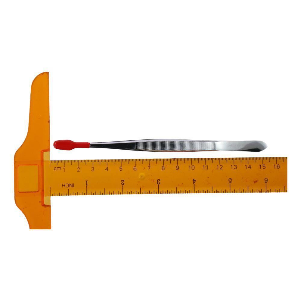 2 шт. Мягкие пинцеты с черным и красным наконечником, резиновые пинцеты для поделок, инструменты Nice Control