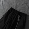 Black Cargo Pants Women Chain Trousers Female Streetwear