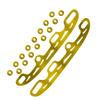 Gold Stainless Steel Blades Runners for Roller Ice Hockey Skates Enhanced Performance