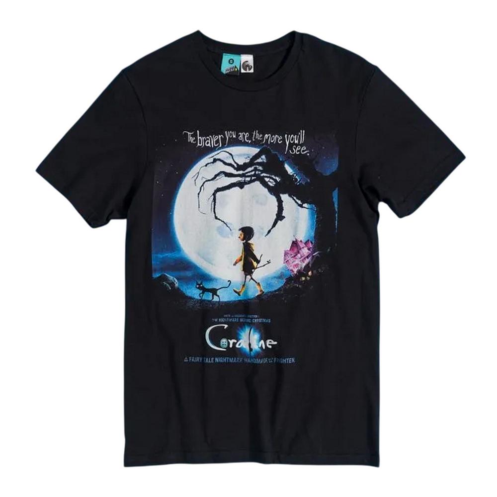 Coraline Unisex Adult Movie Poster T-Shirt