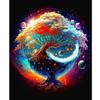 Frame Diy Painting By Numbers For Adults Tree And Space Fantasy Scenery Picture Starter Kits Acrylic Paint On Canvas Diy Gift For Home Decors 40x50