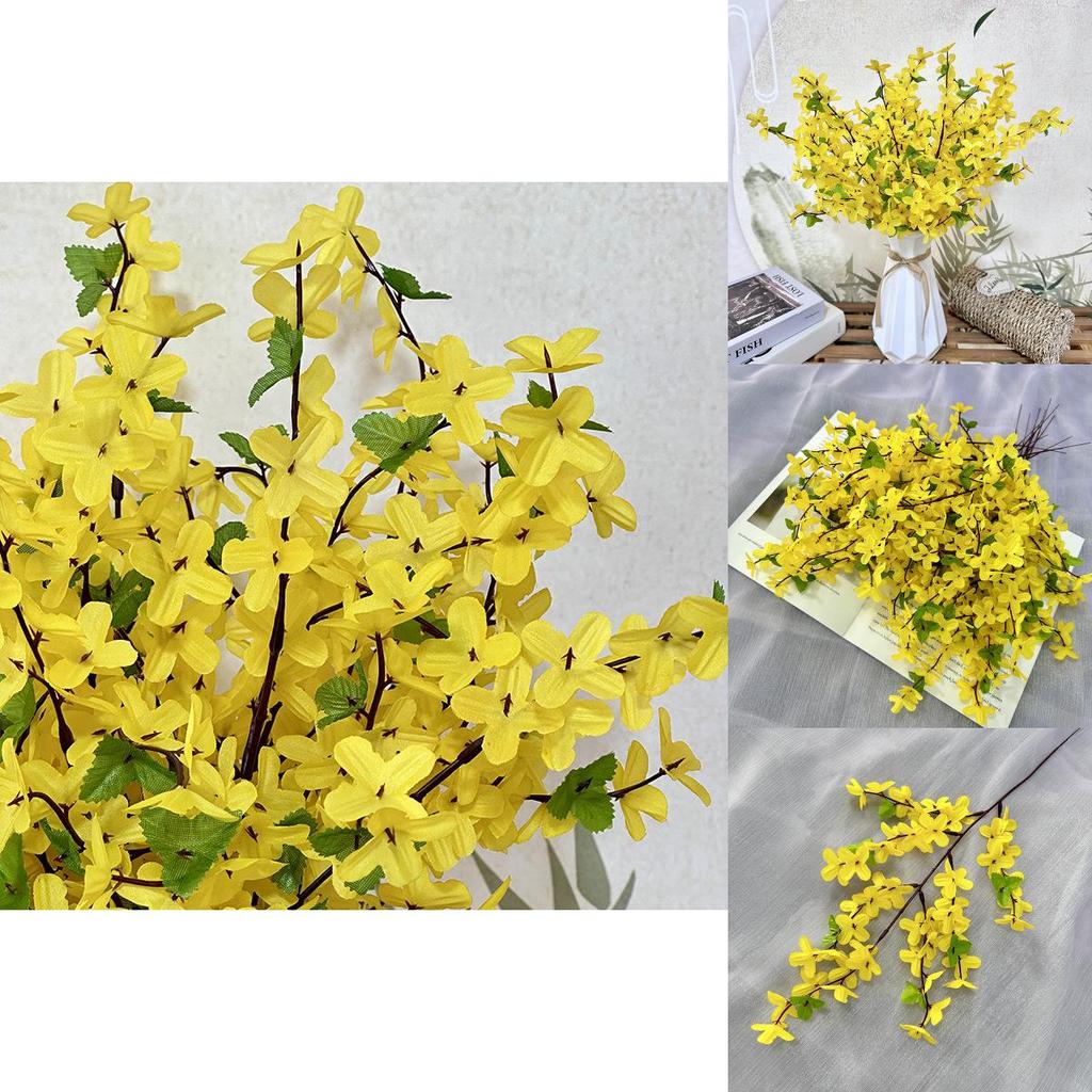 Winter Jasmine Wedding Artificial Flowers With Lifelike Design For Home Decor And Event Backdrops