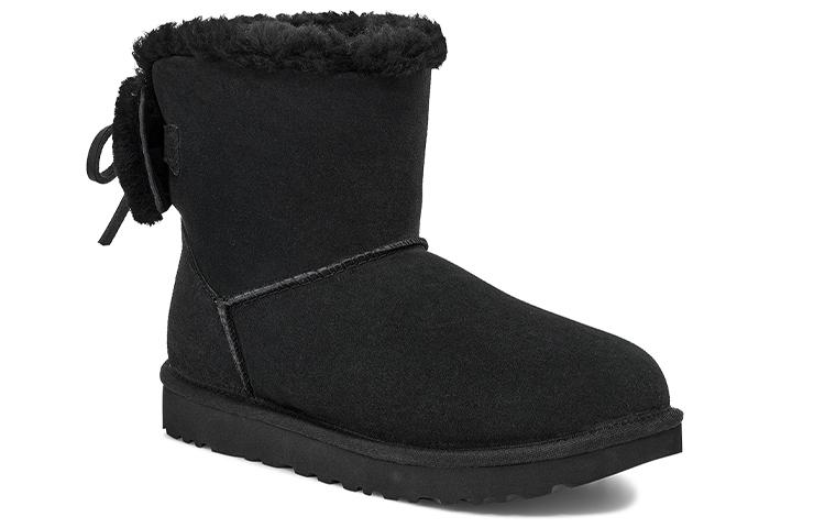 Женские кроссовки UGG Classic Double Bow Mini 'Черный' Женские