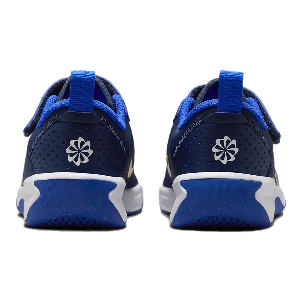 Nike Кроссовки Omni Multi-Court PS Midnight Navy Saturn Gold для детей, синие, белые, гипер-королевские DM9026-404