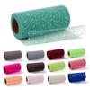 Poly Mesh Ribbon With Foil Each Roll For Wreaths Swags Bows Wrapping And Decorating