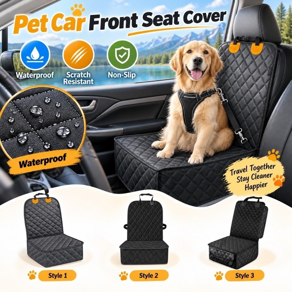Scratch Resistant Dog Car Front Seat Cover Wear-resistant Car Pet Cushion Mat Cat