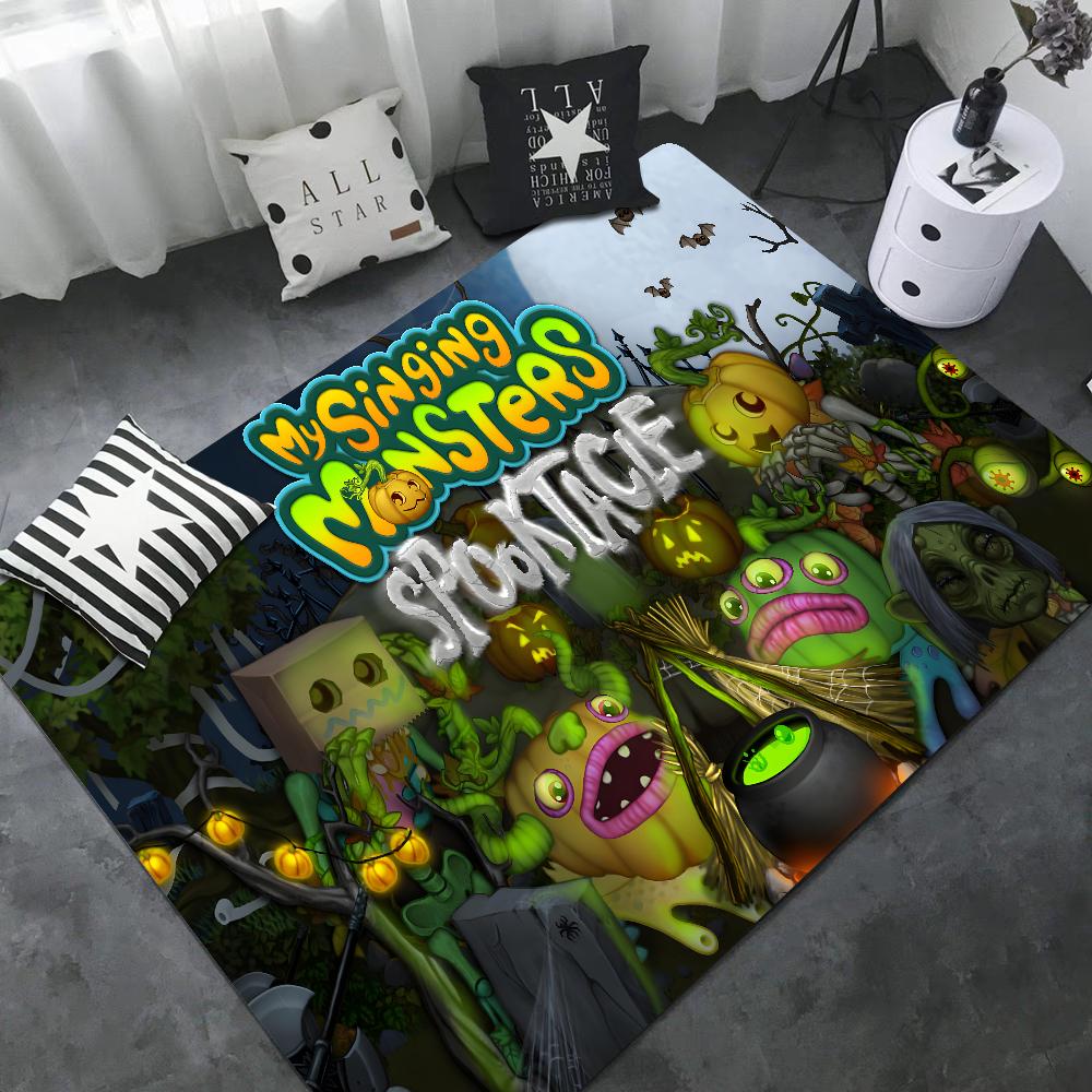 3D Коврик для кухни My Singing Monsters, моющийся, нескользящий, коврик для зоны дивана и кресел в гостиной, кухня, современный домашний декор