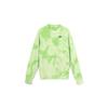 Nike Tie-Dye Daisy Embroidery Crewneck Sweatshirt Men Tops Bright-Green DM5011-332