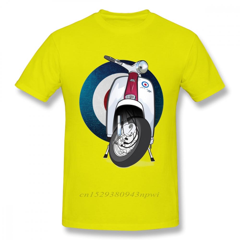 Awesome Target Logo T Shirt Italy Scooter Tee Shirt Unisex Vintage Motocycle Graphic Tshirt Big Size