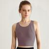 Shockproof Breathable Back Fitness Top With Bra Pads Sports Underwear For Women