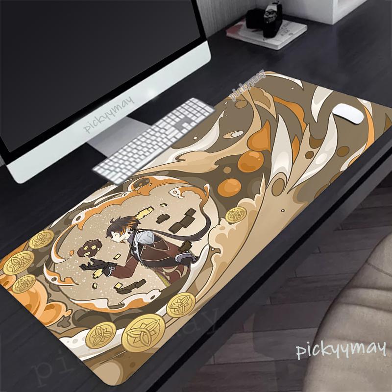 Large Mousepad Gamer Mousepads Keyboard Mat Anime Desk Rug Genshin Impact Pc HD Desk Mats Company Mouse Pad For Gift