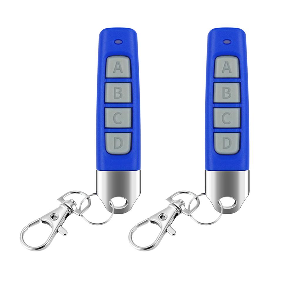 Пульт дистанционного управления 433 МГц, пластиковый 4-клавишный пульт дистанционного управления, многофункциональный пульт дистанционного управления, обучающая копия для гаражных ворот