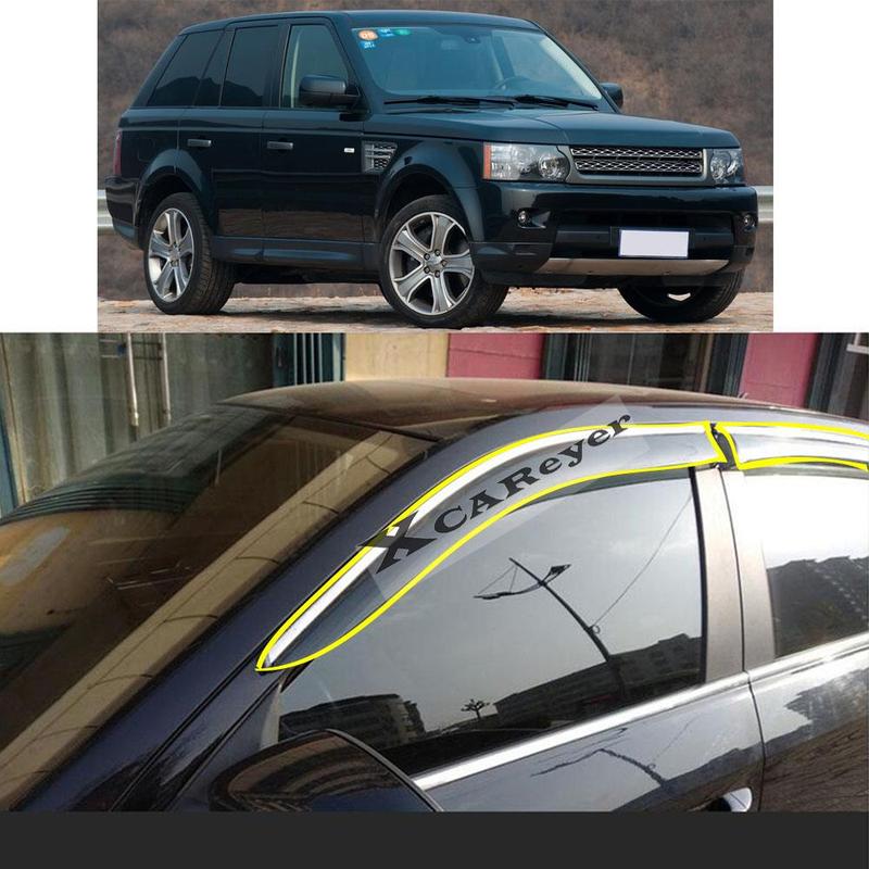 Для LAND ROVER RANGE ROVER SPORT 2005 2006 2007 2008 2009 2010 2011 2012 2013 Наклейка Стекло Окна Ветровик Защита от Дождя/Солнца