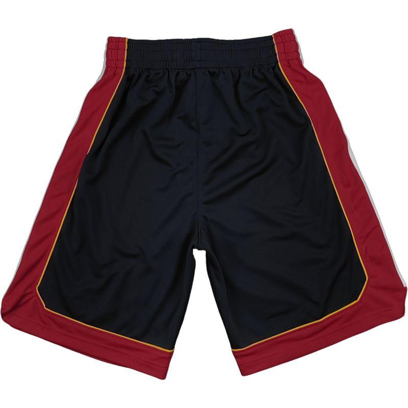 Adidas X NBA Miami Heat Swingman Fan Edition Stylish Simple Lace-Up Five-Point Basketball Shorts Men Shorts Black 9809A-314-AMHEZ1