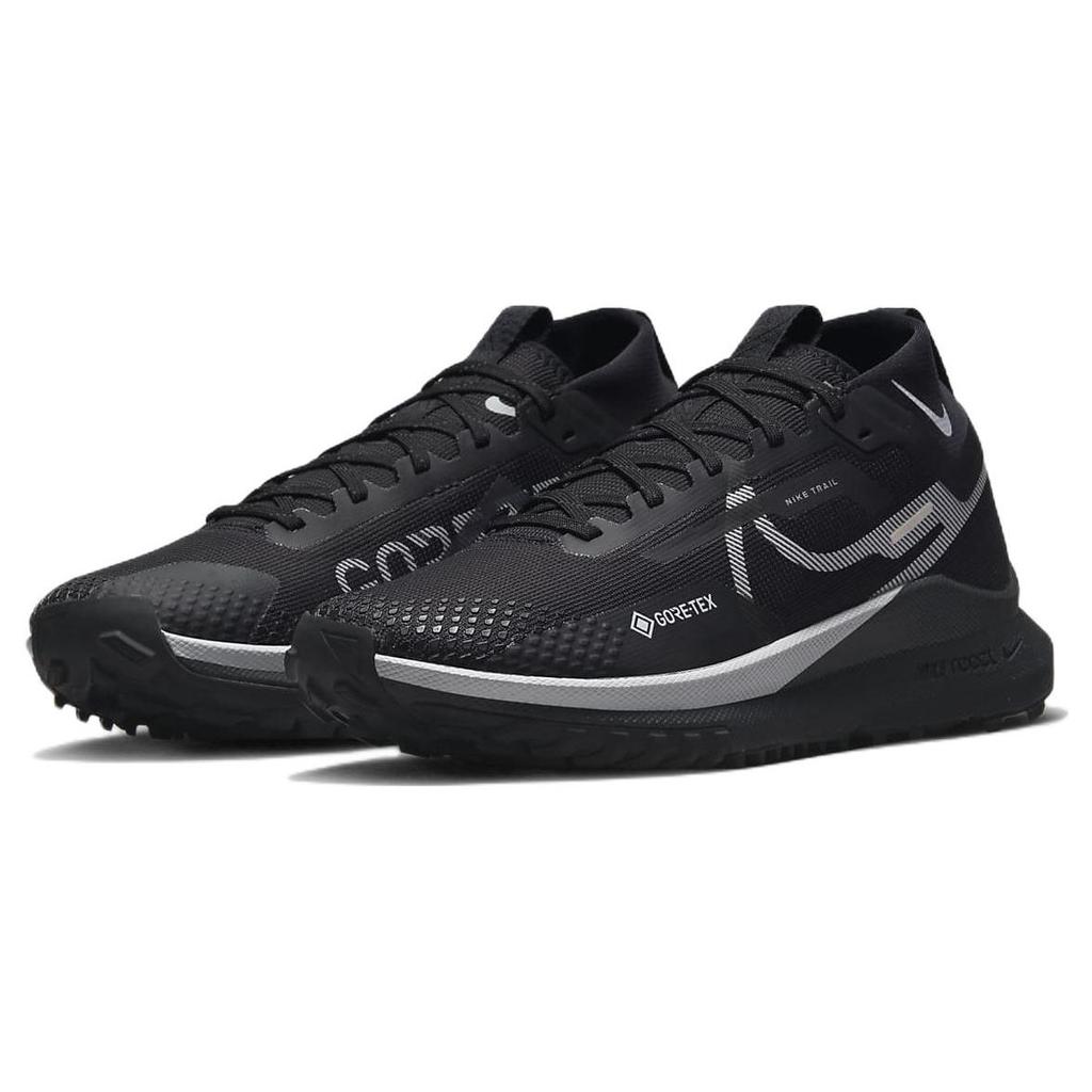 Nike React Pegasus Trail 4 GORE-TEX Black Reflect Silver Women Sneakers Wolf-Grey DJ7929-001
