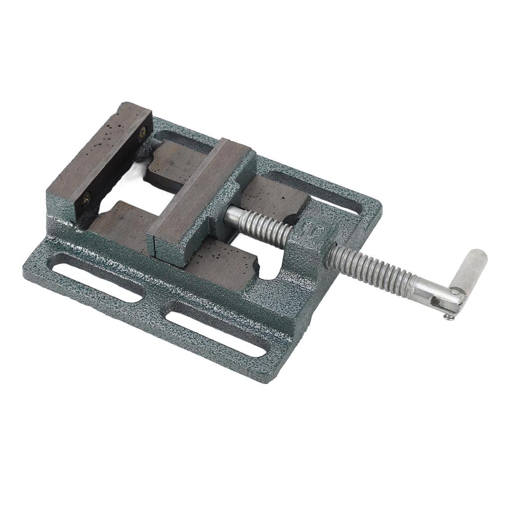 США 3-дюймовые тиски для сверлильного станка Высокоуглеродистая сталь Точные Устойчивые Сильное зажимное усилие Плоские губки Верстачные тиски для