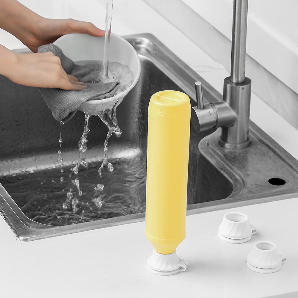 Набор для опорожнения бутылок, 3 шт., Многофункциональные крышки для перевернутых бутылок, Герметичный набор крышек для бутылок с густой жидкостью для кухни, ванной комнаты