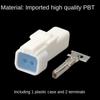 JWPF-VSLE-S Automotive Waterproof Cable Connector 2 3 4 6 8 pin Male Female Terminal Plug