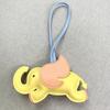 Trendy Designer Pu Leather Wings Flying Elephant Hanger Keychain Pendant Decoration For Ladies Bag Charm Accessories Ornament Gifts