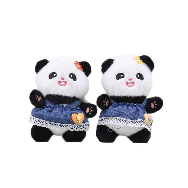 Panda Animal Plush Pendant With Cute Design For Backpack And Gift Giving